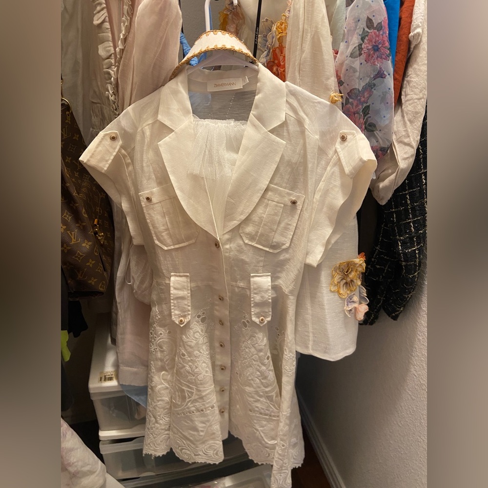 Zimmerman white vacation dress